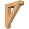 Ekena Millwork Traditional Arts and Crafts Smooth Bracket w/ Offset Brace, Western Red Cedar, 7 1/2"W x 32"D x 36"H BKT0806X32X36TRA03SWR - alternate 1